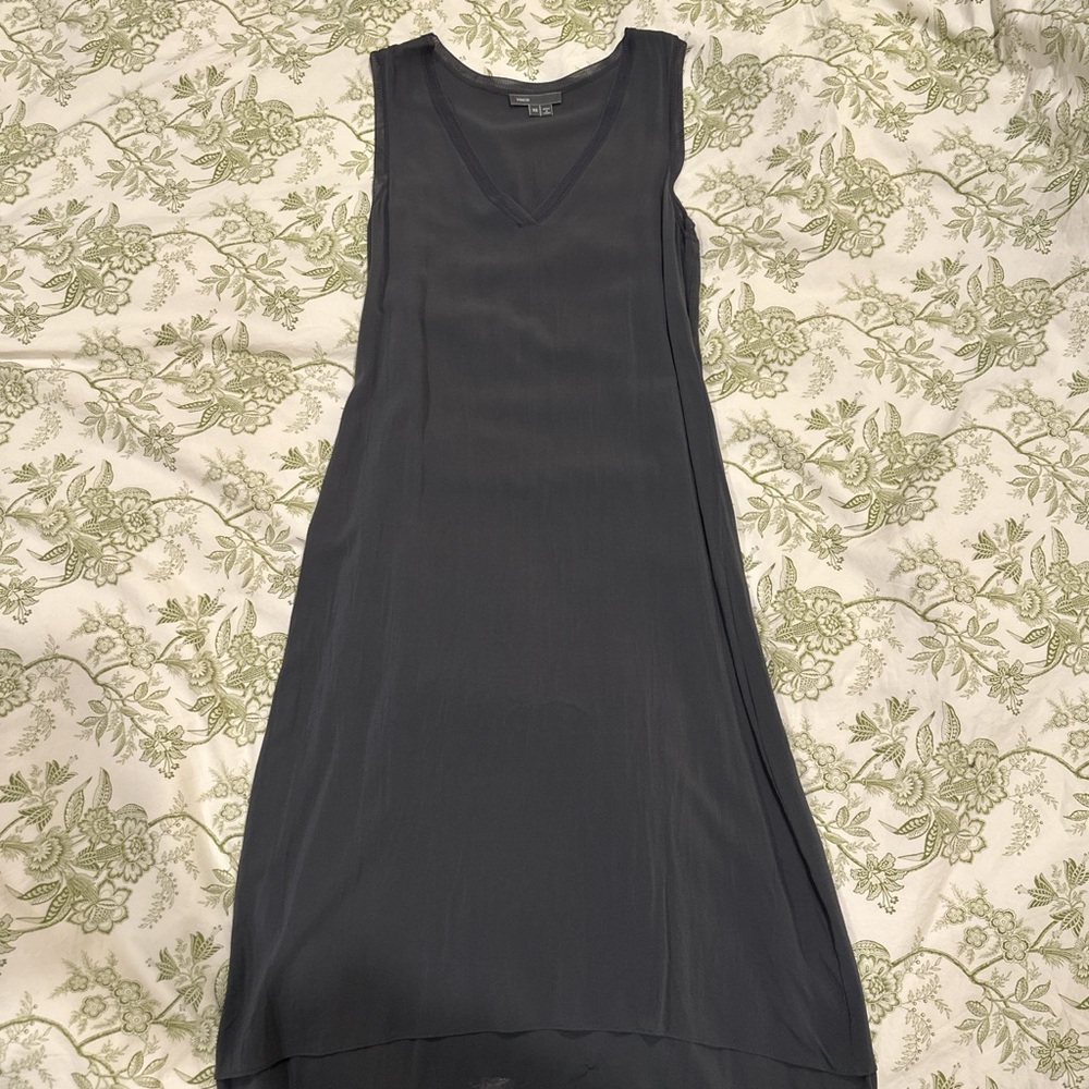 Vince Charcoal Sleeveless Dress